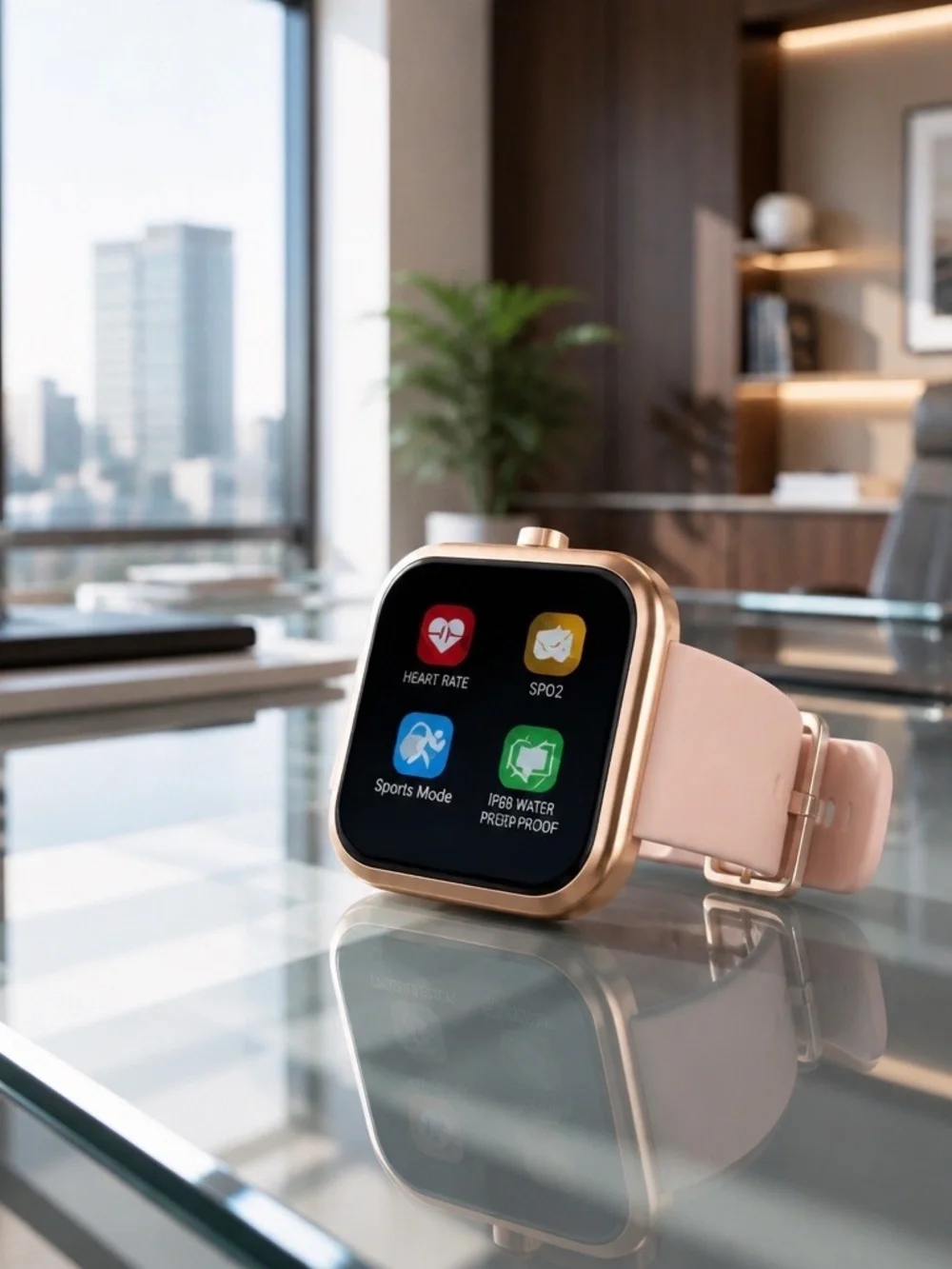 iTouch Air 2S Ladies Smartwatch Pink Strap